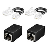 Uvital Adaptador De Conector De Telfono A Ethernet, Adaptado