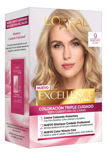 Kit Tintura Permanente L´oreal Paris Excellence Creme