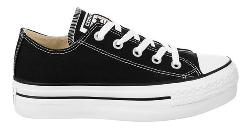 Zapatillas Mujer Converse All Star Plataforma Ox Negro