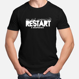 Camiseta Camisa Banda Restart Rock Emo Brasileira Promoção