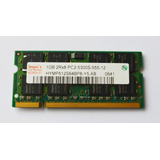 Memoria Ram Hynix 1gb 2rx8 Pc2-5300s Ddr2 Hymp512s64bp8-y5