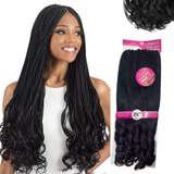 Aplique Cabelo Jumbo Estilo Boho Fibras Sedosas Dsoar Hair 