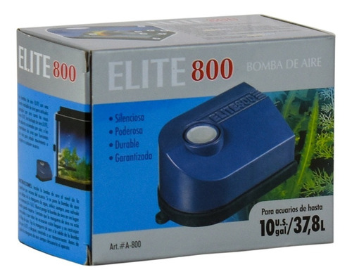 Bomba De Aire Elite 800 Para Acuarios 40 Litros 