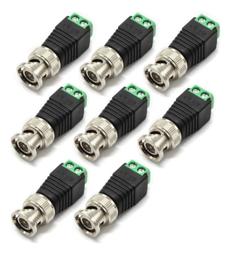 8x Balun Transceptor Cctv Conexión Bnc