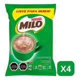 Pack Milo® Listo Para Beber 1kg X4