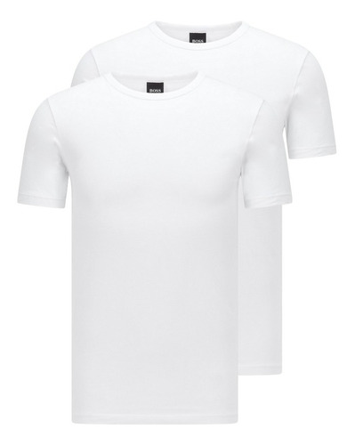 Camisetas Hugo Boss Blanco Cuello Redondo 2 Pack Original