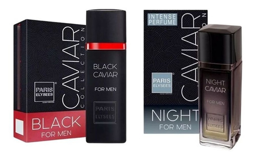 Kit Paris Elysees Black & Night Caviar Edt - 100 Ml