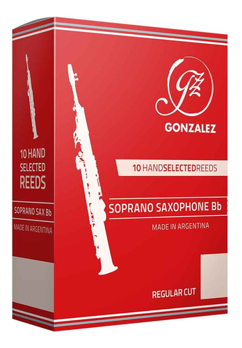 Cañas Gonzalez Rc Para Saxo Soprano Caja De 10 Unidades