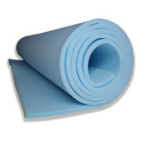 Rolo De Espuma D28 - 203x50x2cm: Máximo Conforto (azul)