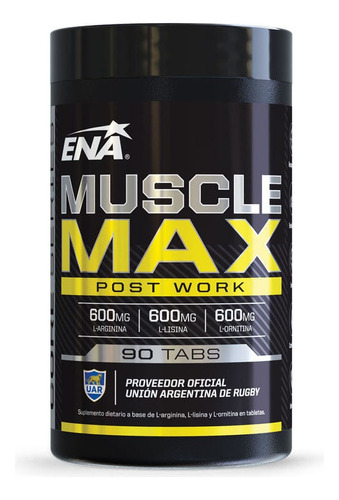 Suplemento En Tabletas Ena Sport Muscle Max En Frasco