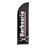 Wind Banner Tecido Barbearia P Dupla Face 1,55x0,65m