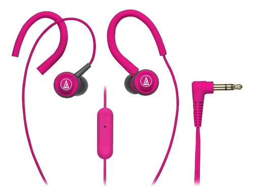 Auriculares Inalambrico Audio Technica Deportivo In-ear Rosa