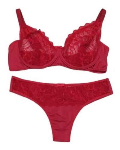 Lingerie Fio Dental Plus Size 50 52 54 56 58 Sutiã Sem Bojo