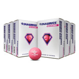 Pelotas Bolas De Golf Diawings Max 36 Bolas Rosado