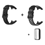 Kit 2 Pulseiras Para Xiaomi Mi Band 7 Pro Esportiva + Case