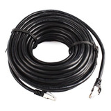 Cable De Red Cat6 Rj45 100 Metros Para Exterior Armado