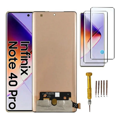 Pantalla Oled Para Infinix Note 40 Pro 4g 5g + 2 Mica Negro | Envío gratis