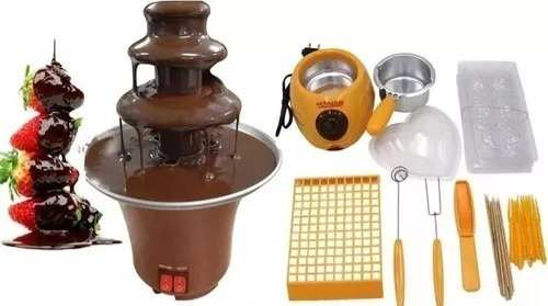 Maquina De Derretir Chocolate Y Cascada Fuente De Chocolate