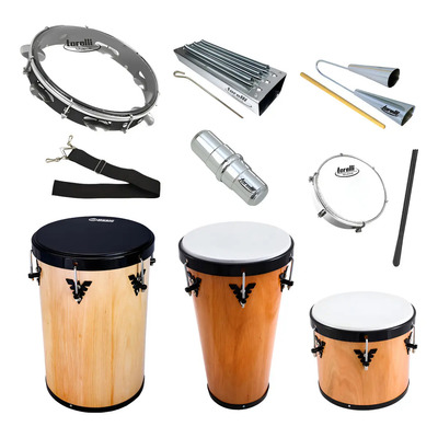 Kit Samba E Pagode Rebolo Timba Pandeiro Repique  | Frete grátis