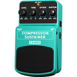 Behringer Cs400 Pedal Compresor Sustainer P/ Guitarra Bajo