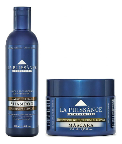 Shampoo + Mascara Matizador Blue La Puissânce