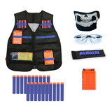 Kit De Chaleco Táctico Para Niños Para Nerf Guns N-strike El