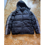 Camperon adidas De Plumas Talle L Con Capucha Desmontable