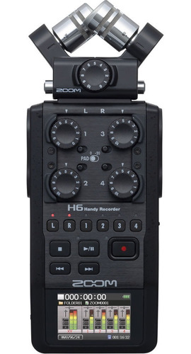 Grabadora De Audio Digital Interface Zoom H6 Black