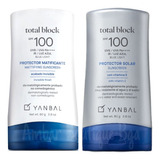 Paquete Bloqueador Total Block Spf 100 + - g a $744