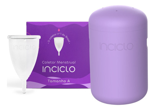 Kit Coletor Menstrual Inciclo + Cápsula + Todos Os Tamanhos