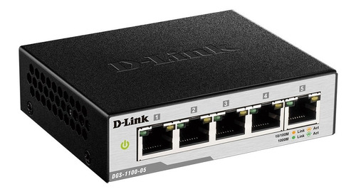 Switch D-link Easy Smart Dgs-1100-05, 5-ports, Gigabit