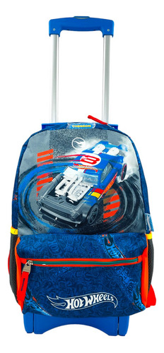 Mochila De Carrito Hot Wheels Chenson Original Primaria