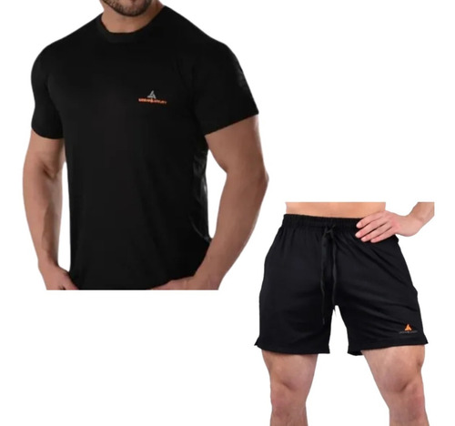 Combo Hombre! Remera Ng + Short Con Cierre