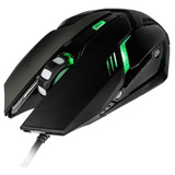 Mouse Gamer Arbor 2400 Dpi Com Led Verde - Mymax