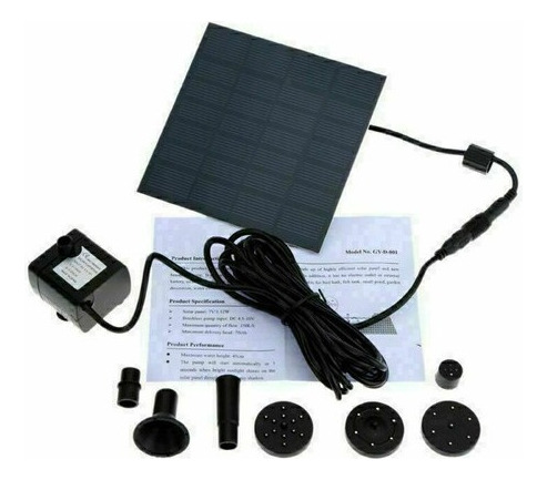 Mini Water Pump Kit For Solar Energy Fountains