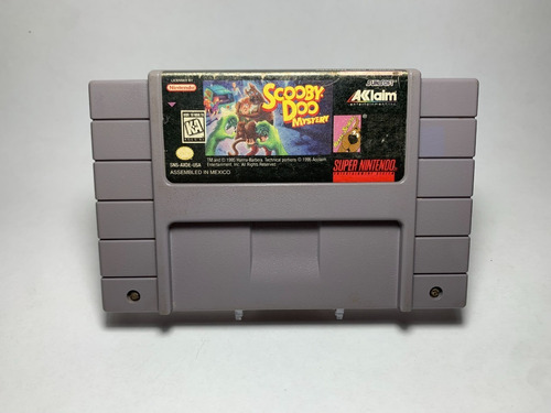 Scooby Doo Mystery Original Super Nintendo Snes