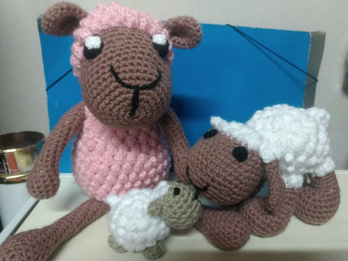 Ovejas Tejidas A Crochet (amigurumi)