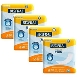 Absorvente Geriátrico Bigfral C/ 80 (kit C/ 4 Pacotes)