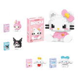 Hello Kitty Kuromi ,cinnamoroll, Mymelody Figuras Bricks