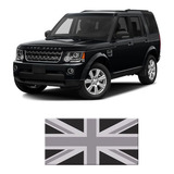 Adesivo Emblema Bandeira Inglaterra Land Rover Cinza