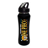 Termo Pitillo One Piece Botilito Aluminio Negro 650ml