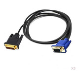 Adaptador De Vídeo Dual Link Dvi-i Dvi Para Vga D-sub