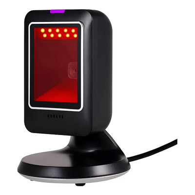 Lector De Código De Barras Omnidireccional 1d 2d Qr Con Usb Color Negro | Envío gratis
