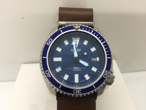 Reloj  Automatico Seiko Diver Scuba 150 Mts  Dial Azul Cielo