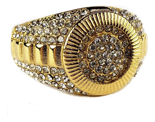 Anillo Elegante Estilo Turco Dorado Acero Inoxidable D