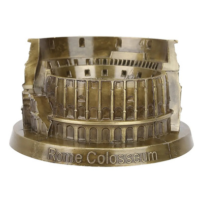 Maqueta Vintage De Coliseo Romano En Miniatura, Oficina De M | Meses sin interés