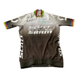 Remera Leopard Jersey Ciclismo Team Scott Sram