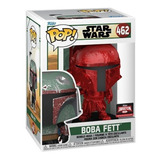 Funko Pop Boba Fett #462 Targetcon Sticker Rojo Cromado