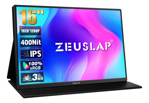 Monitor Portátil Zeuslap P16 16  1920*1200 60hz