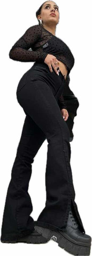 Las Locas Jeans Semi Oxford Black Originales 100% Mujer Dama